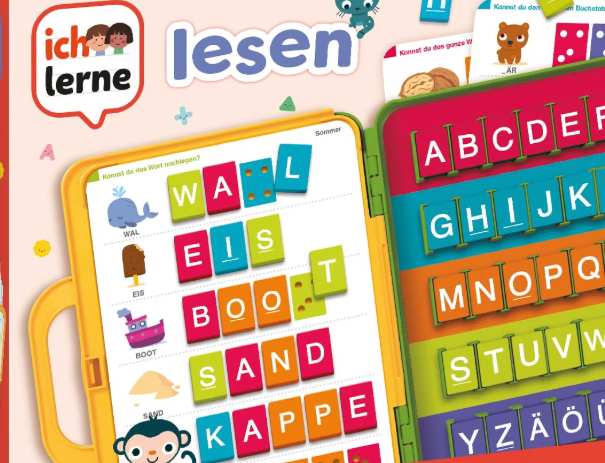 Spielschachtel des Lernspiels Ich lerne Lesen