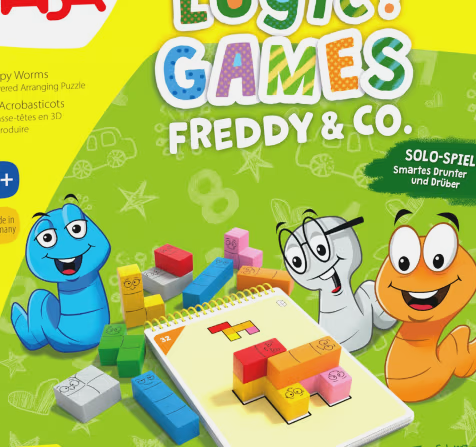 Spielmotiv von HABA Logic! Games Freddy & Co.