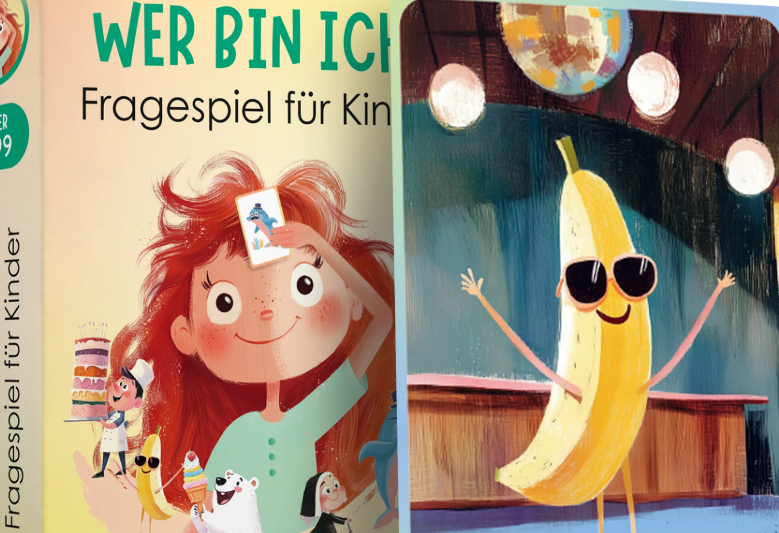 Spielmotiv des Wer-bin-ich-Ratespiels